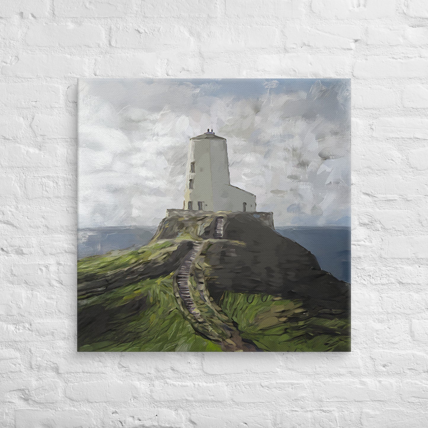 Llanddwyn, Anglesey - Painting on canvas print 