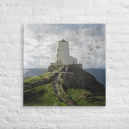Llanddwyn, Anglesey - Painting on canvas print 